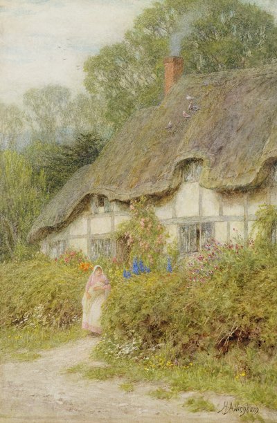 Ein Cottage in Wiltshire von Helen Allingham